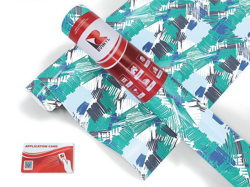 stormy memories abstract geometric Craft Vinyl Roll