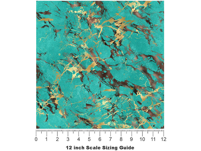 Stormy Mountain Gemstone Vinyl Film Pattern Size 12 inch Scale~Rwraps Stormy Mountain Gemstone Sizing Chart~2