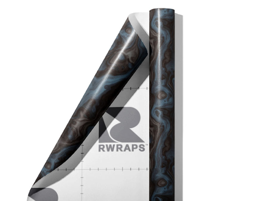 Stormy Night Epoxy-Resin Wrap Film Sheets~Rwraps Series 914 Stormy Night Epoxy-Resin Scrolled Sheet~5