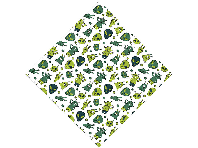 Strange Visitors Science Fiction Vinyl Wrap Pattern