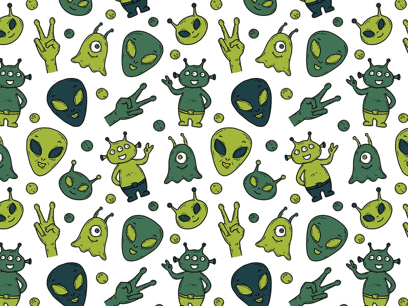 Strange Visitors Science Fiction Vinyl Wrap Pattern~Rwraps Series 914 Digitally Printed Vinyl Wrap~0