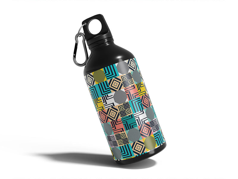 stranger than mosaic Water Bottle DIY Stickers