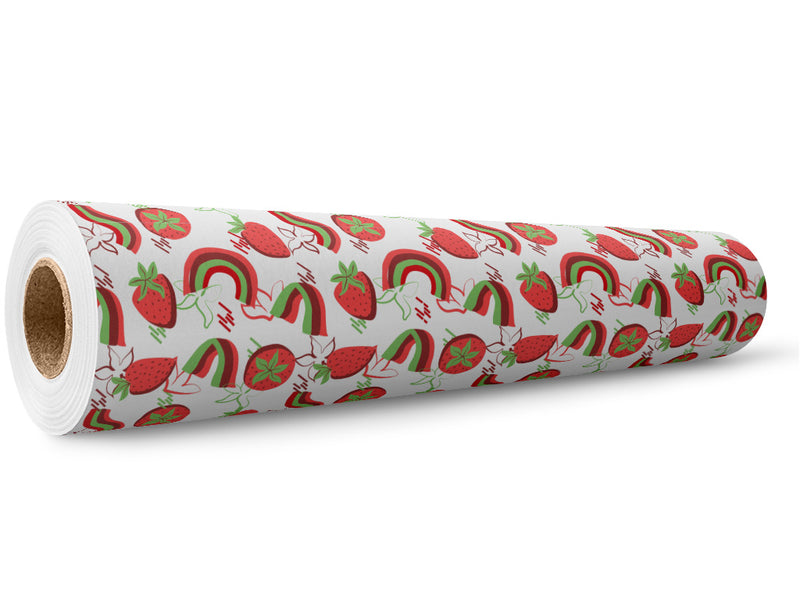 Strawberry Hill Fruit Wrap Film Wholesale Roll~Rwraps Series 914 Digitally Printed Vinyl Roll~5
