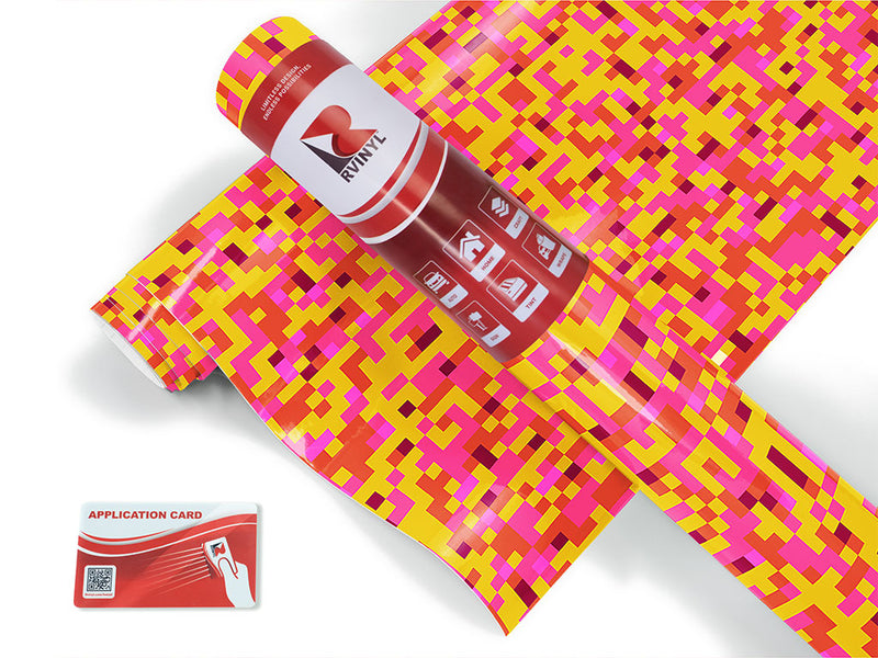 strawberry lemonade pixel Craft Vinyl Roll