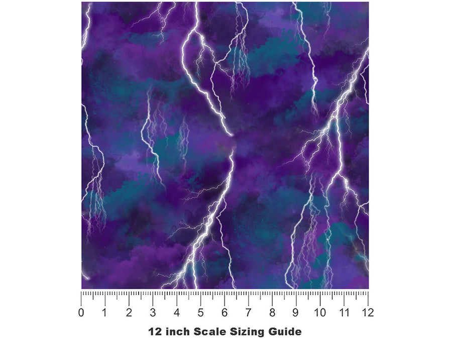 Stricken Down Sky Vinyl Film Pattern Size 12 inch Scale~Rwraps Stricken Down Sky Sizing Chart~2