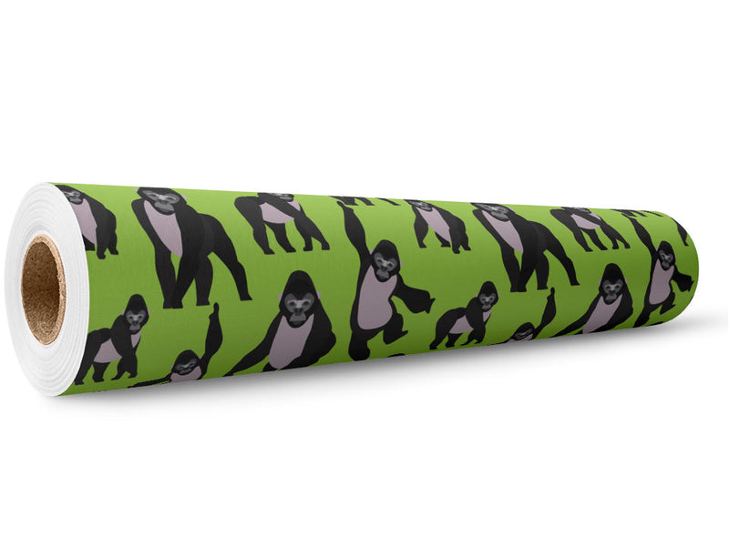 Striking Poses Primate Wrap Film Wholesale Roll~Rwraps Series 914 Digitally Printed Vinyl Roll~5