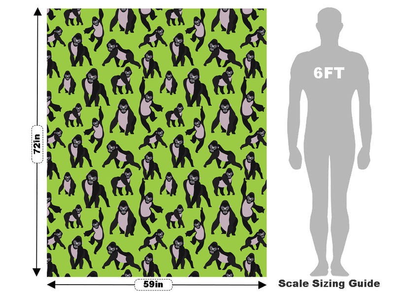 Striking Poses Primate Vehicle Wrap Scale~Rwraps Series 914 Striking Poses Primate Measurements~1