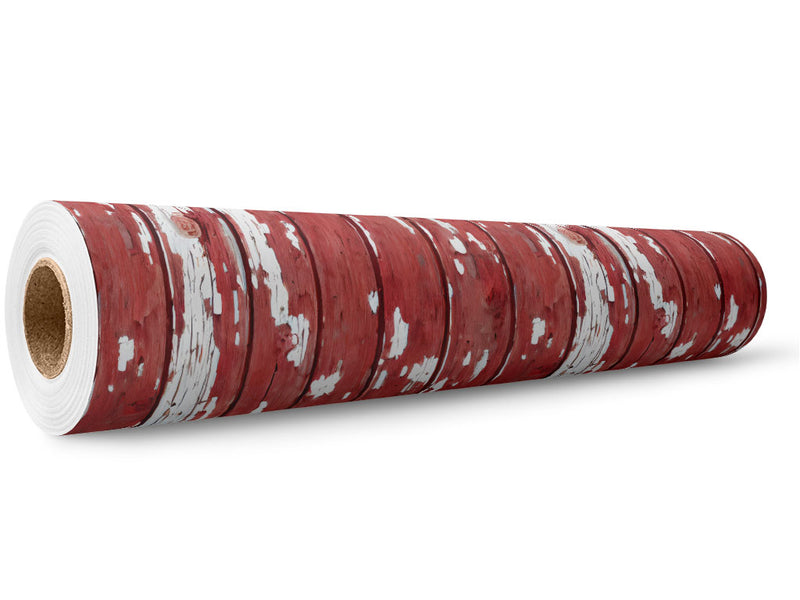 Stripped Auburn Wood Plank Wrap Film Wholesale Roll~Rwraps Series 914 Digitally Printed Vinyl Roll~5