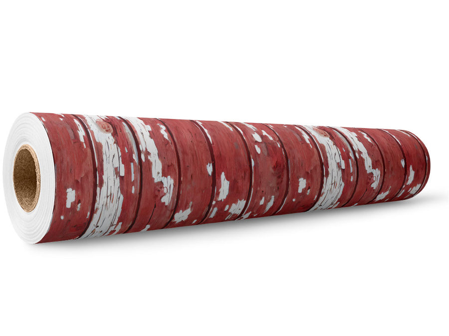 Stripped Auburn Wood Plank Wrap Film Wholesale Roll~Rwraps Series 914 Digitally Printed Vinyl Roll~5