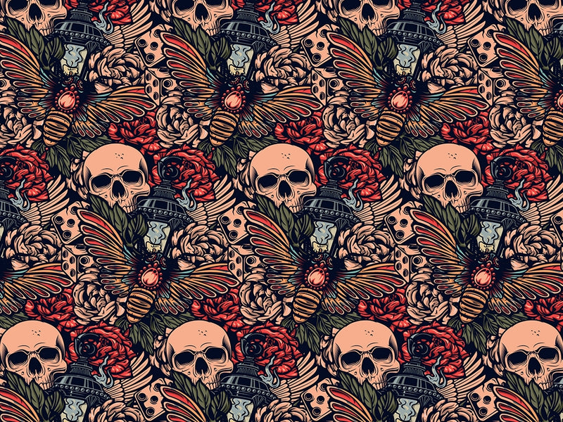 Strong Detailing Tattoo Vinyl Wrap Pattern~Rwraps Series 914 Digitally Printed Vinyl Wrap~0