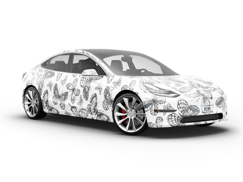 Stunning Silhouettes Bug Vehicle Vinyl Wrap