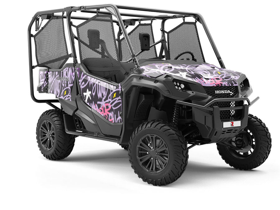 Style Queen Graffiti Utility Vehicle Vinyl Wrap