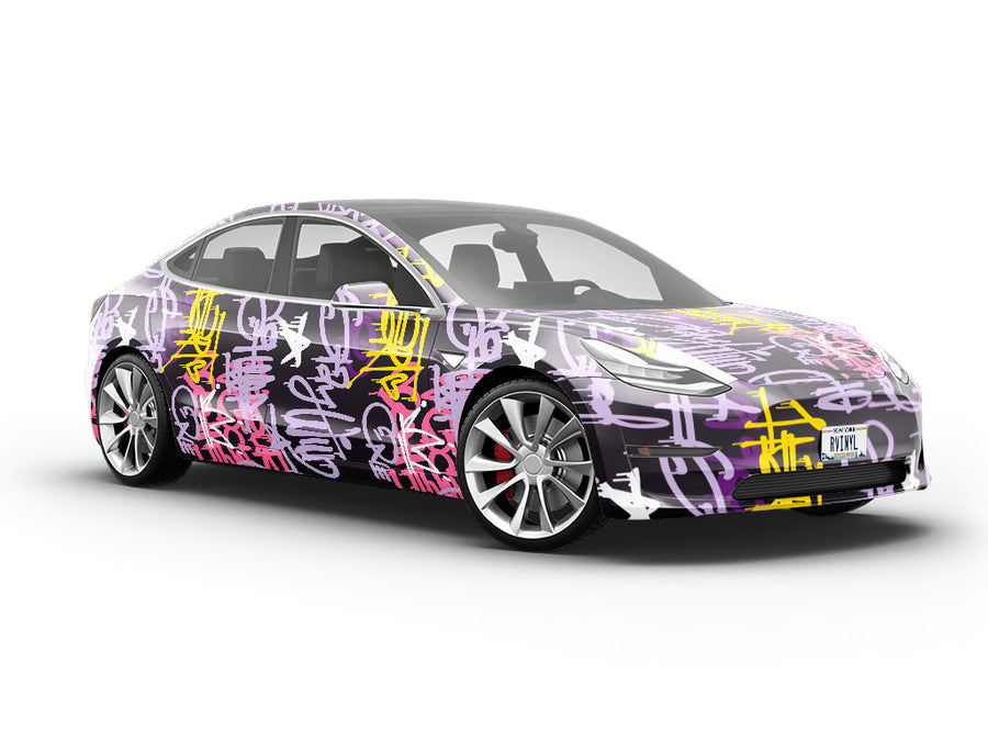 Style Queen Graffiti Vehicle Vinyl Wrap