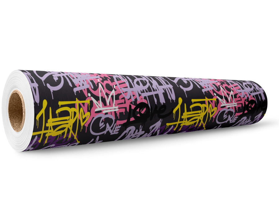 Style Queen Graffiti Wrap Film Wholesale Roll~Rwraps Series 914 Digitally Printed Vinyl Roll~5