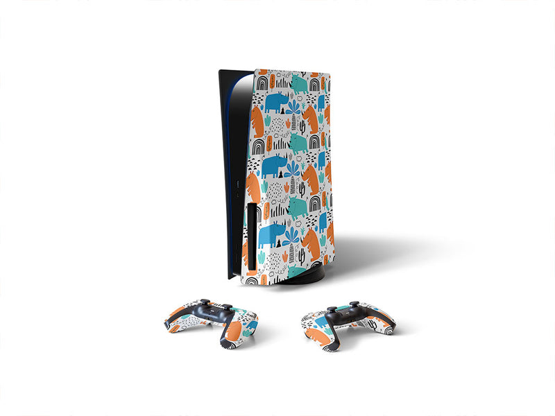 sub-saharan life animal Sony PS5 DIY Skin