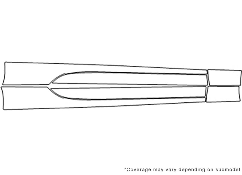 brz Avery Dennison Clear Bra Door Cup Precut PPF Diagram