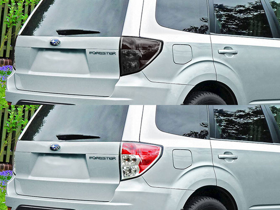 forester Before and After Smoked Taillights