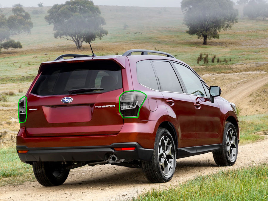 forester Tail Light Tint Installation Points
