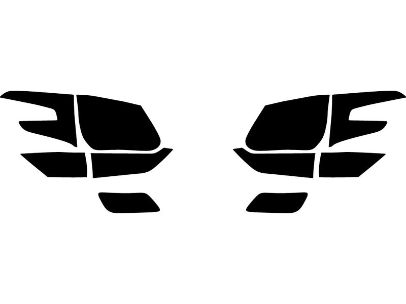 forester Precut Tail Light Tint Diagram