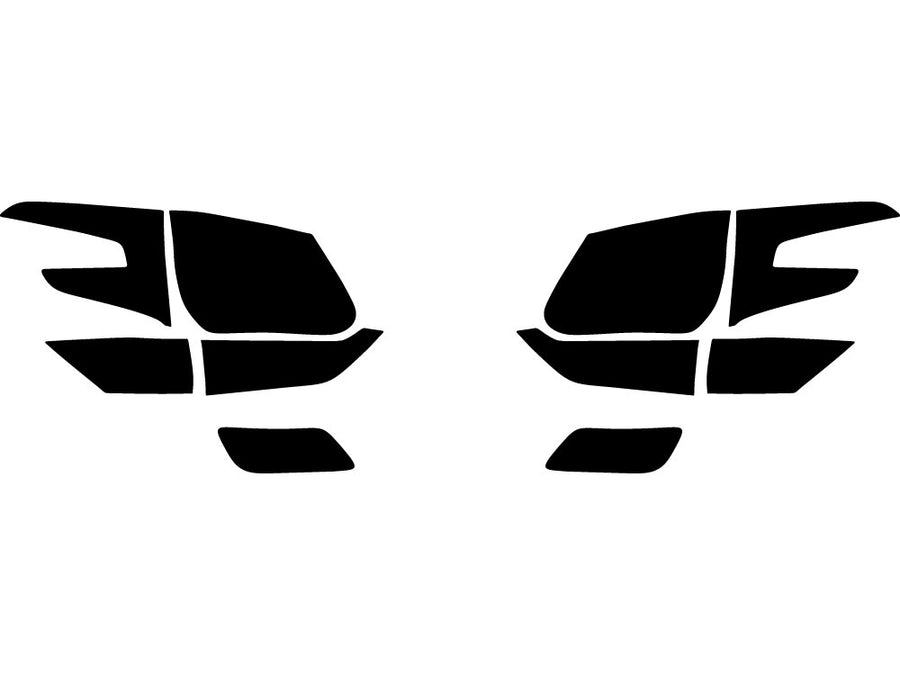 forester Precut Tail Light Tint Diagram