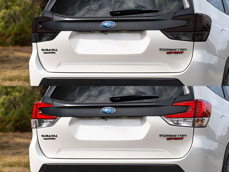 forester Before and After Smoked Taillights