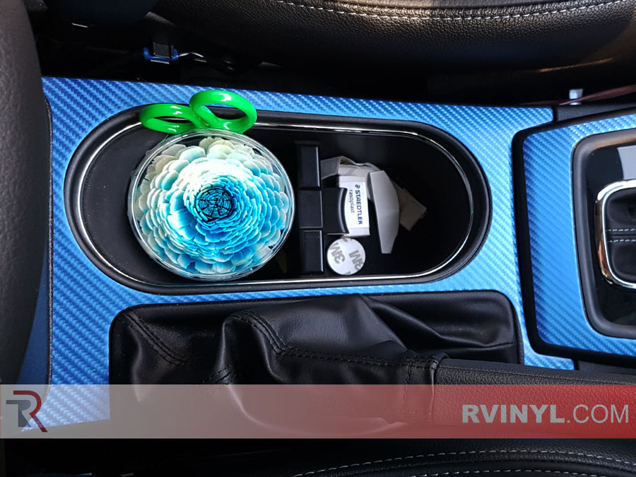 Rwraps™ 4D Carbon Fiber Vinyl Film Wrap - Blue