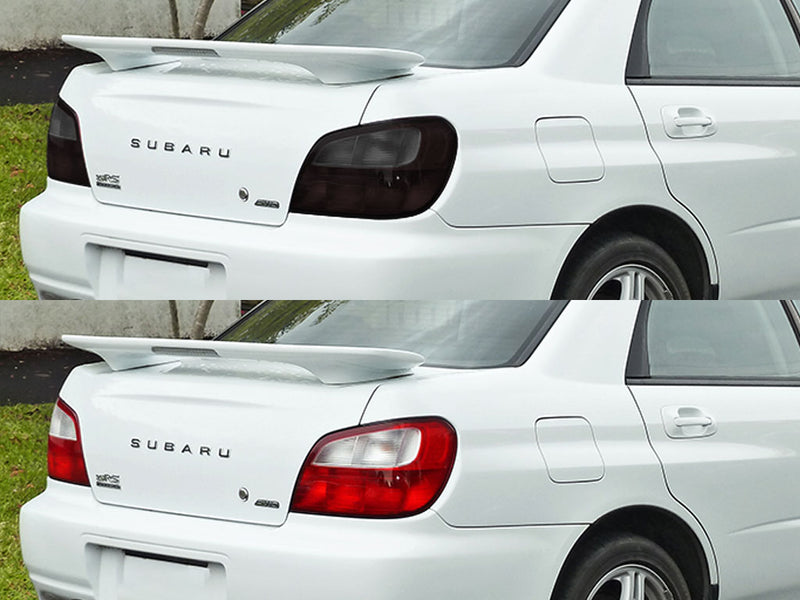impreza Before and After Smoked Taillights