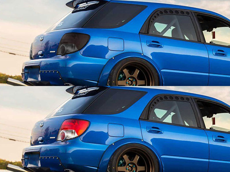 impreza (hatchback) Before and After Smoked Taillights