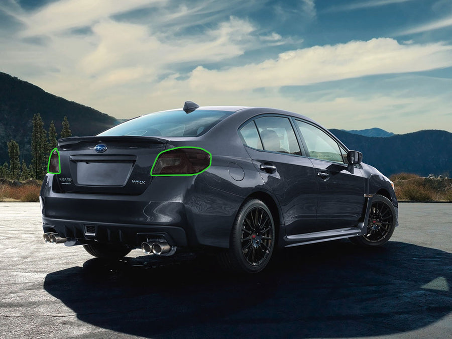 impreza (sedan) Tail Light Tint Installation Points