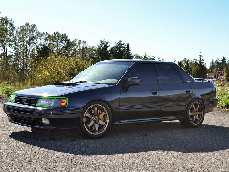 subaru legacy 1990-1992 Headlight Protection Installation Location