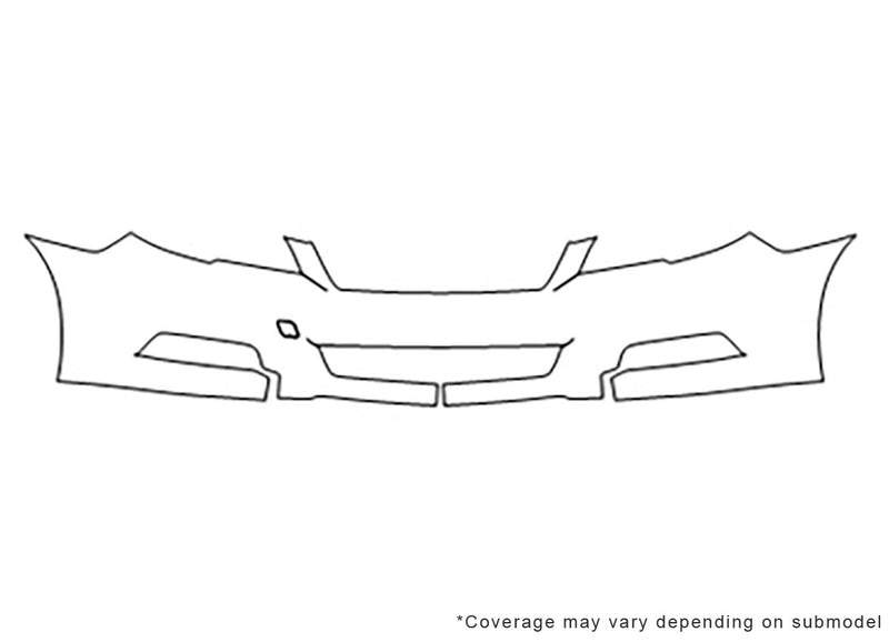 legacy Avery Dennison Clear Bra Bumper Precut PPF Diagram