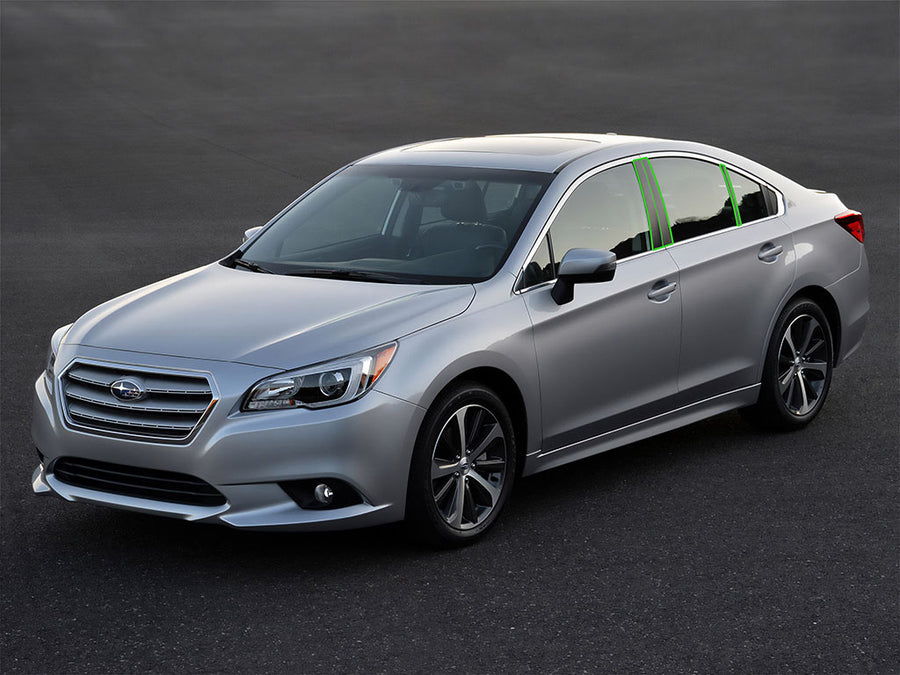 subaru legacy 2010-2014 Pillar Post Trim Installation Location