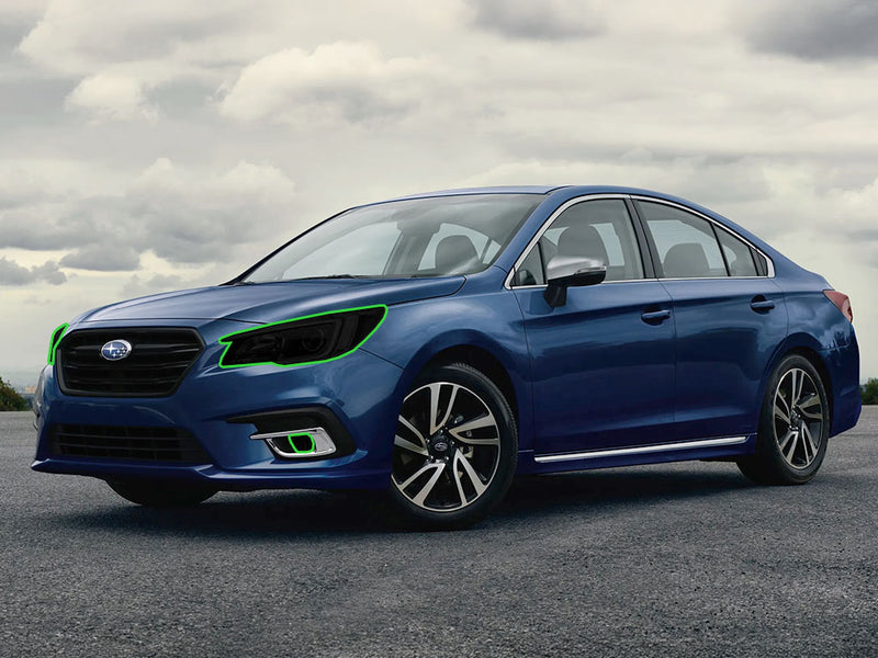 subaru legacy 2018-2019 Headlight Tint Location