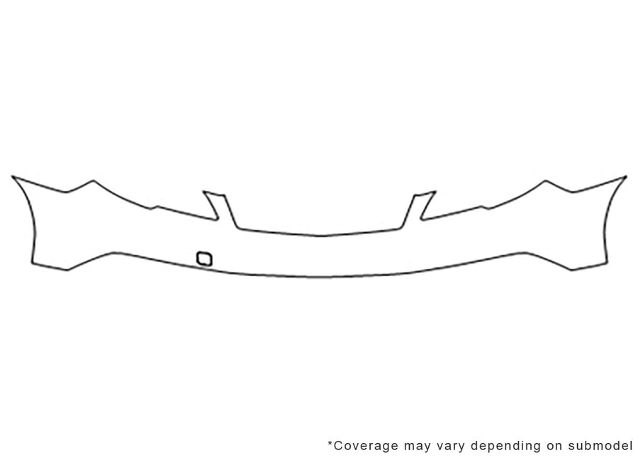 outback 3M Clear Bra Bumper Precut PPF Diagram