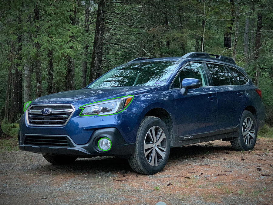 subaru outback 2018-2019 Headlight Protection Installation Location