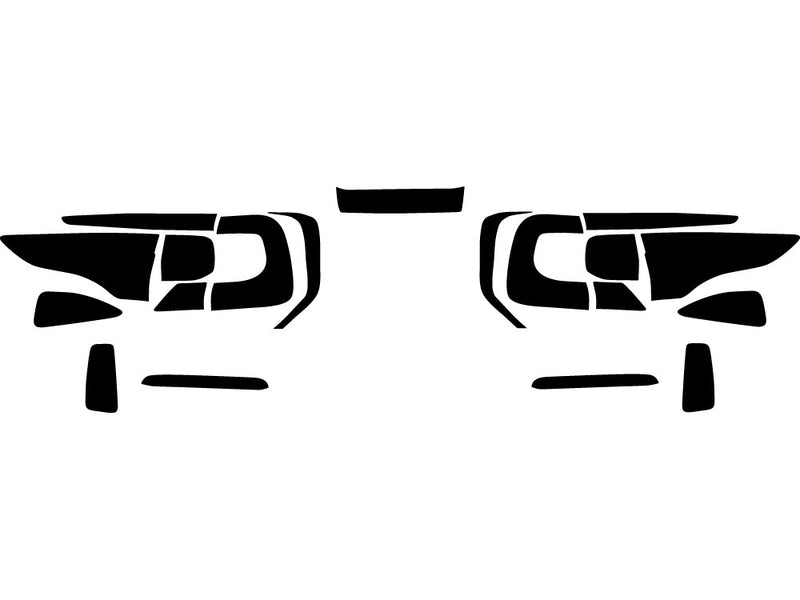 outback Precut Tail Light Tint Diagram