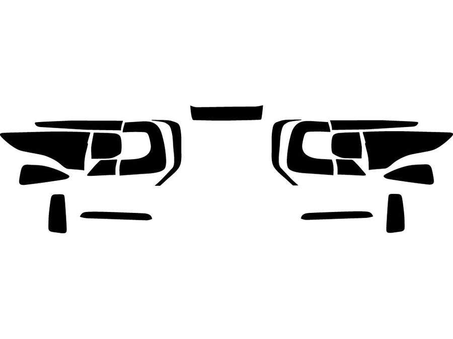 outback Precut Tail Light Tint Diagram