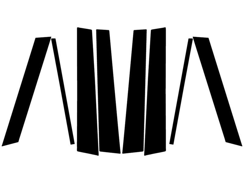 subaru outback 2020-2024 Camo Pillar Trim Diagram