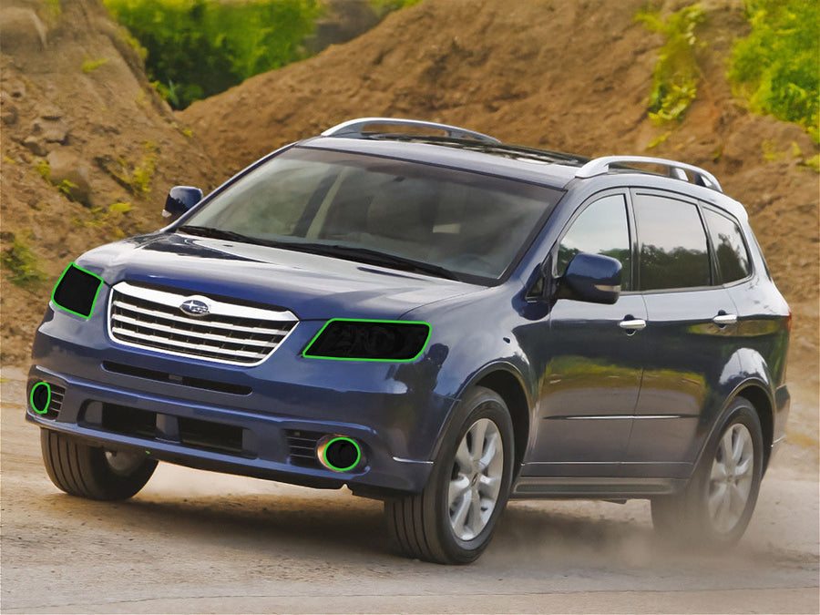 subaru tribeca 2006-2014 Headlight Tint Location