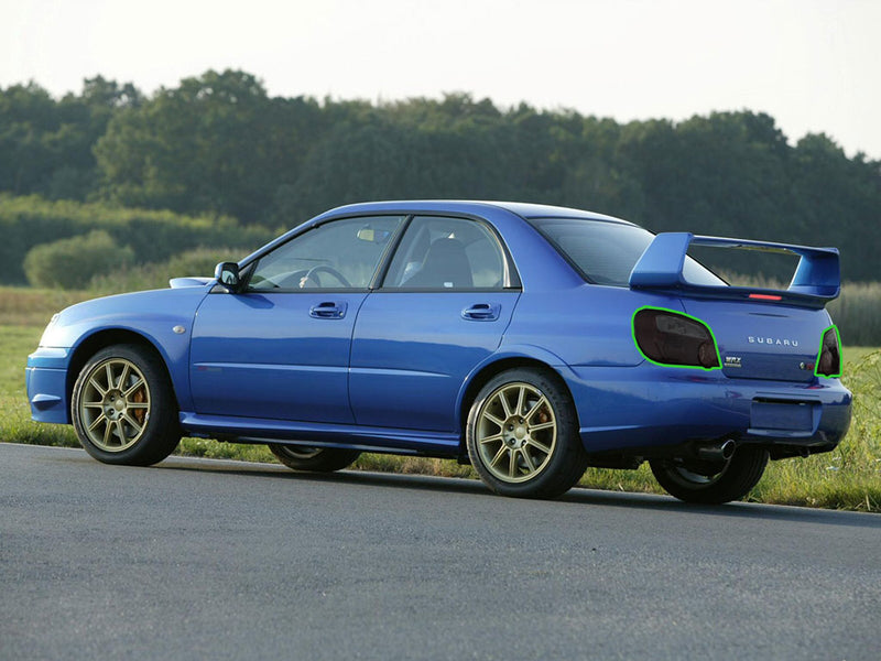 wrx (sedan) Tail Light Tint Installation Points