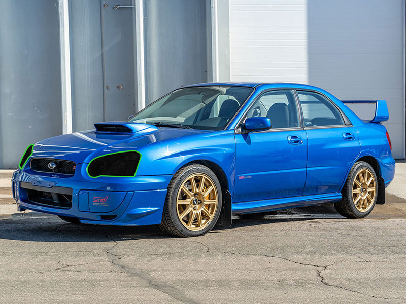subaru wrx 2004-2005 Headlight Tint Location