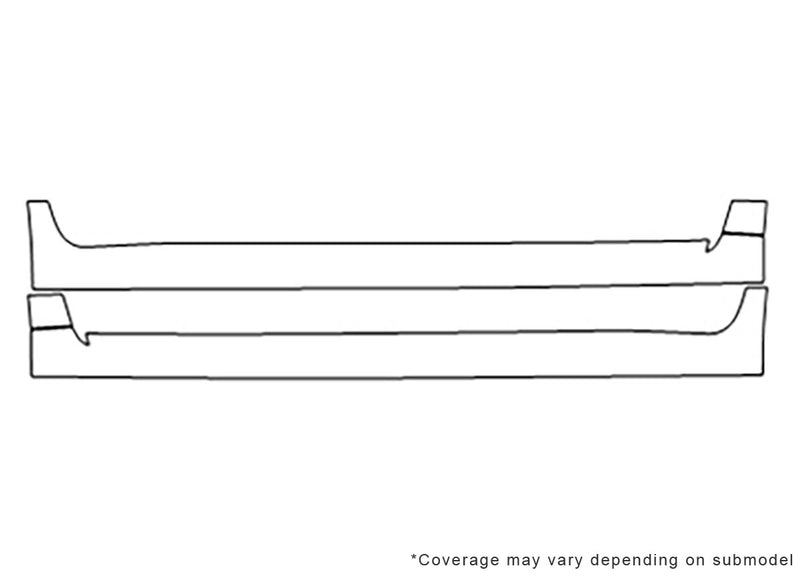 wrx Avery Dennison Clear Bra Door Cup Precut PPF Diagram