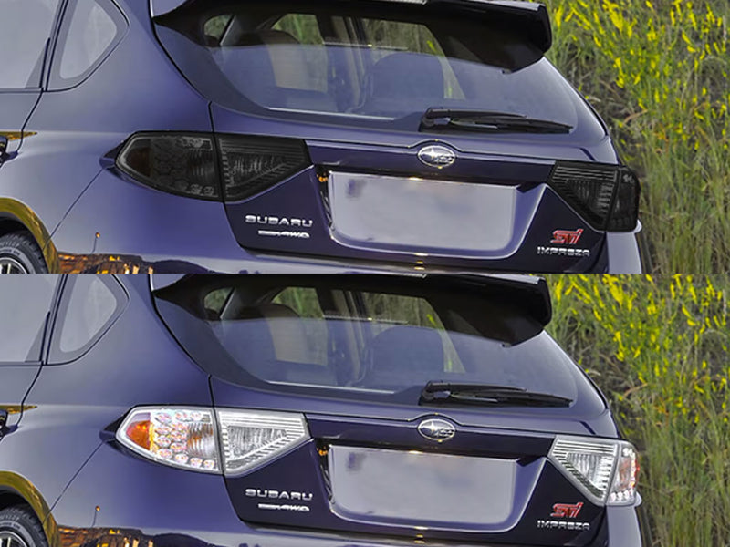 wrx (hatchback) Before and After Smoked Taillights