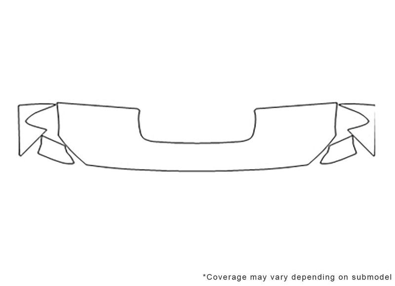 wrx Avery Dennison Clear Bra Hood Precut PPF Diagram