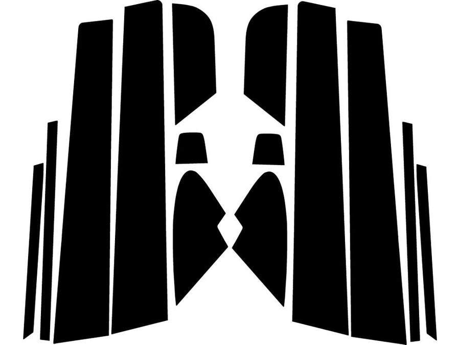 subaru wrx 2015-2021 Camo Pillar Trim Diagram