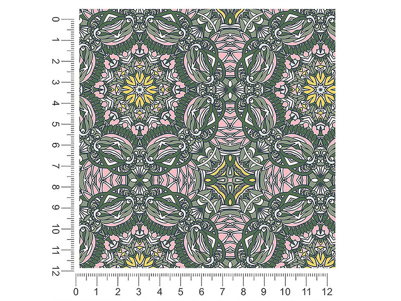 subtle sunshine mandala 1ft x 1ft Craft Sheets