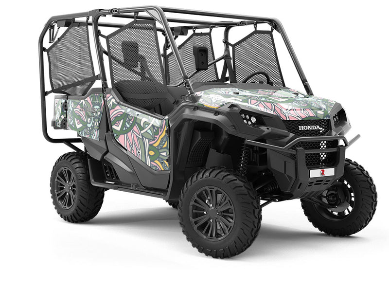 Subtle Sunshine Mandala Utility Vehicle Vinyl Wrap