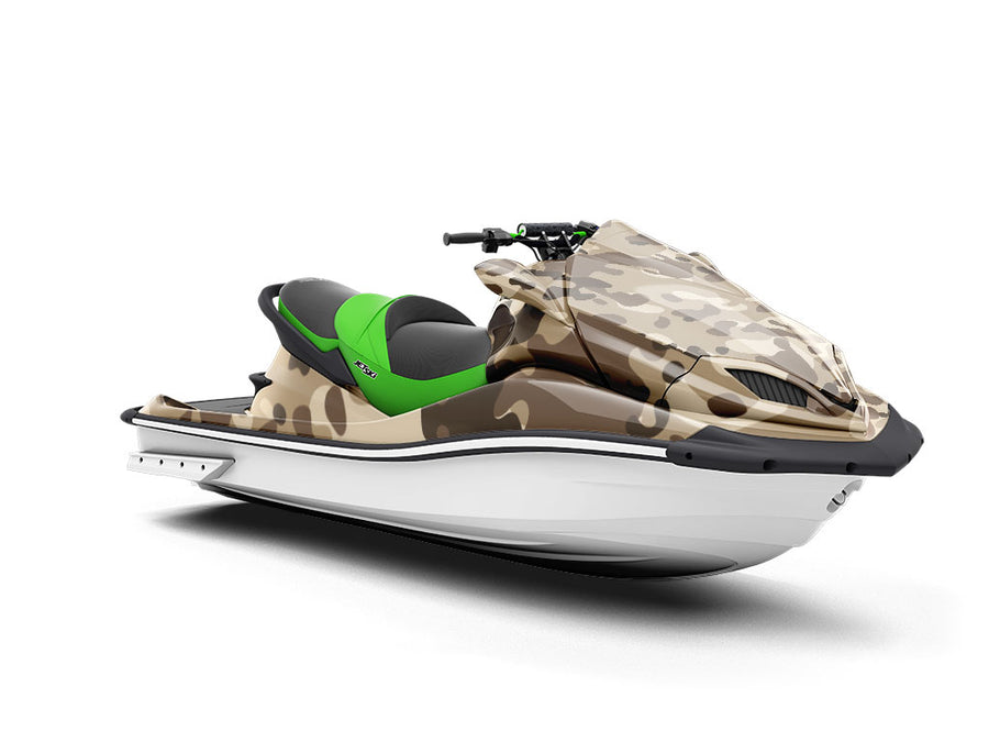 Subtropical Desert Camouflage Jet Ski Vinyl Customized Wrap