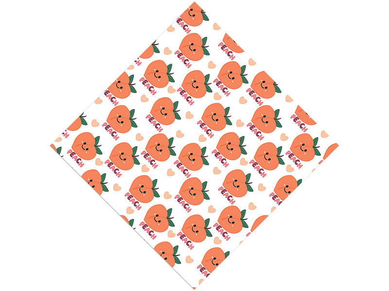 Such a Peach Fruit Vinyl Wrap Pattern