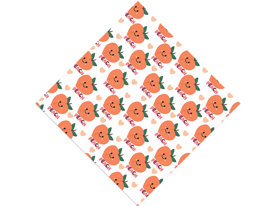 Such a Peach Fruit Vinyl Wrap Pattern